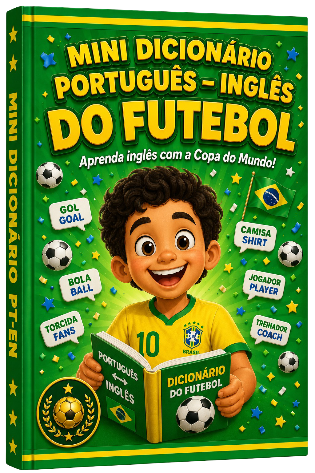 Capa do bônus Mini Dicionário PT–EN do Futebol